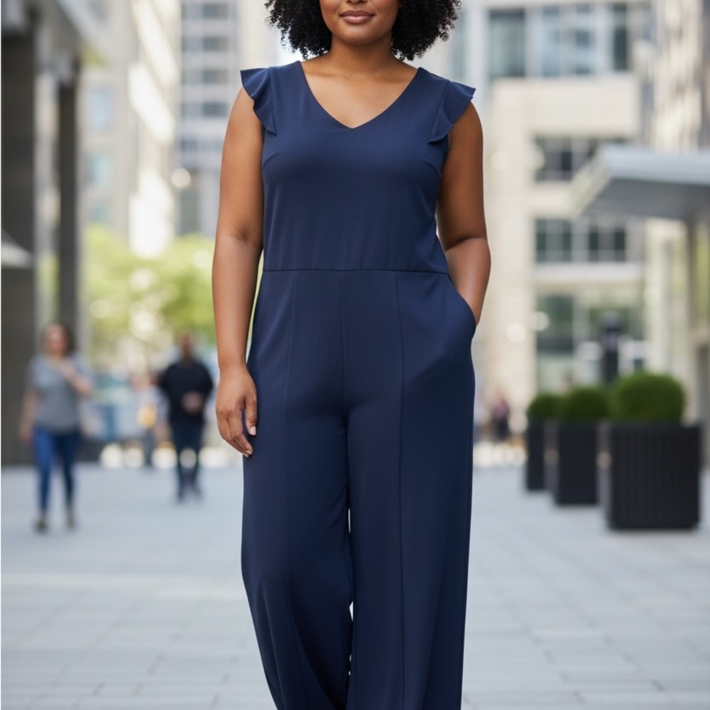 AnyBody▪️Classic Navy Jumpsuit